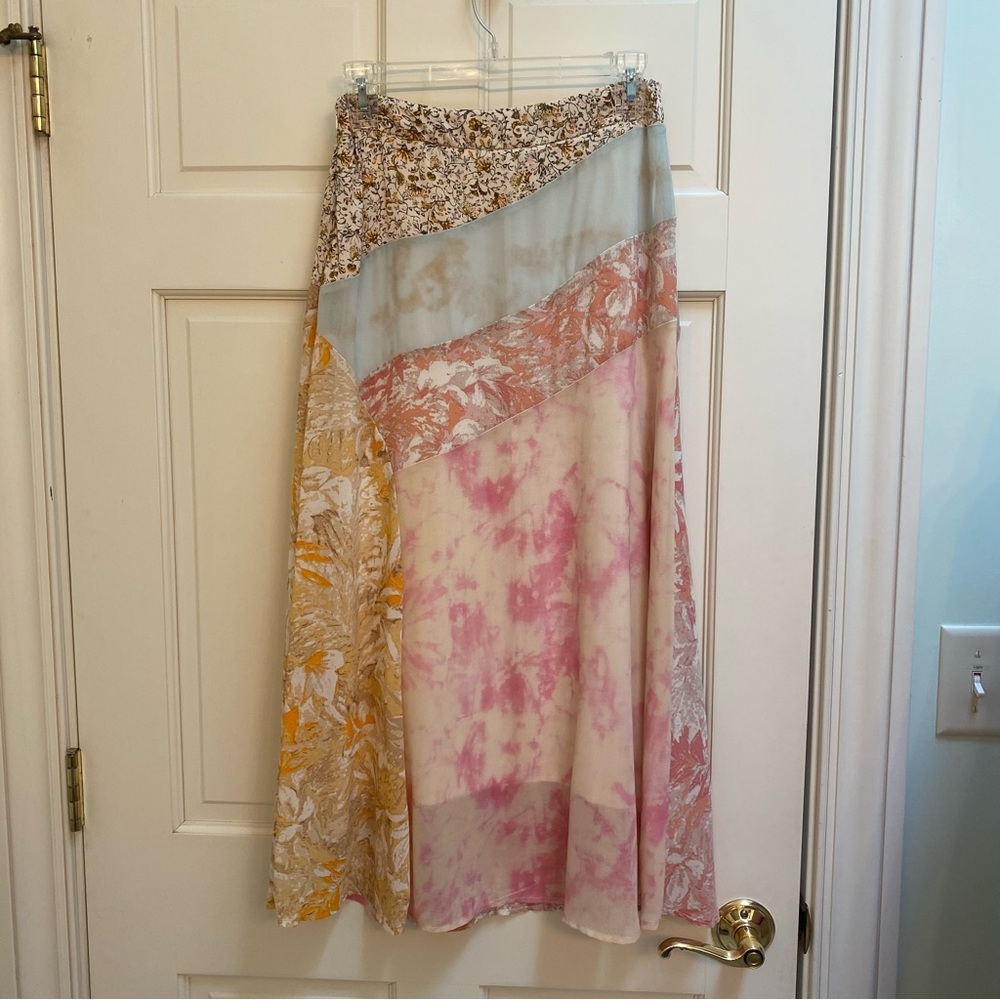 Patchwork Midi Skirt - image 5